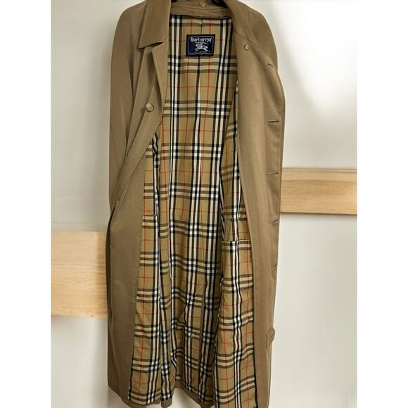 Vintage Burberry Men’s Trench Coat Size 44L - Picture 6 of 15